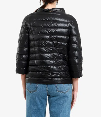Herno Coats Black In Black
