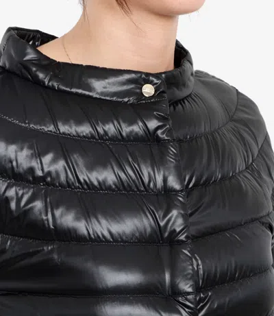 Herno Coats Black In Black