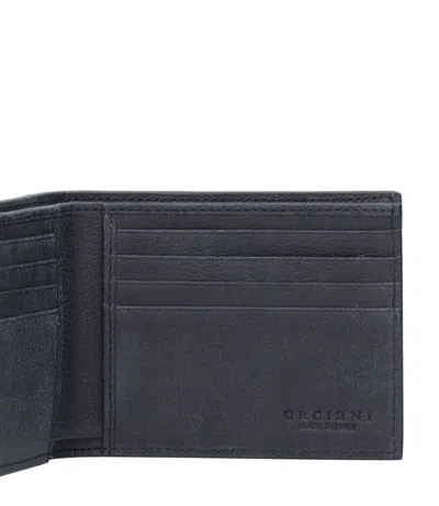 Orciani Wallets Blue In Black