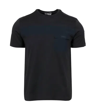 Herno Logo-debossed T-shirt In Black