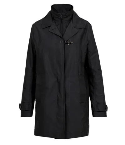 Fay Coats Black In Black