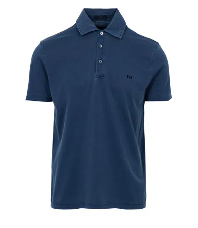 Fay T Shirts And Polos Blue In Blue