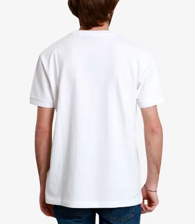 Fay Logo Crew Neck T-shirt In White