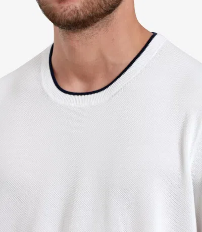 Fay Cotton Sweatshirt In White