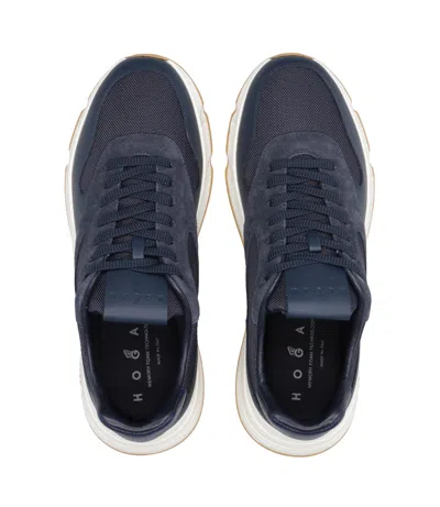 Hogan Hyperlight Lace-up Sneakers In Blue