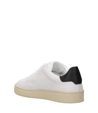 Hogan Perforated Leather Sneakers In White