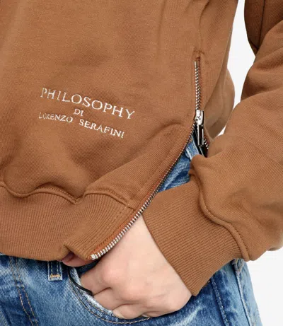 Philosophy By Lorenzo Serafini Sweaters Camel In Brown