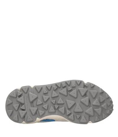 Flower Mountain Multicolored Suede And Technical Fabric Sneakers In Multi