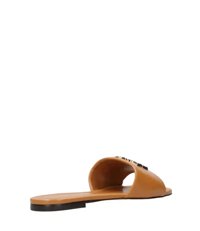 Tory Burch Sandals Leather Brown In Brown