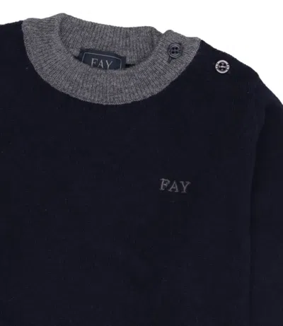 Fay Sweaters In Blue