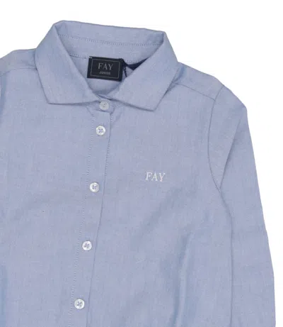 Fay Shirts Light Blue In Blue