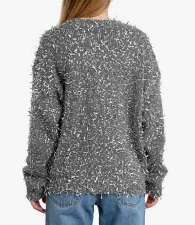Msgm Sweaters Grey In Gray