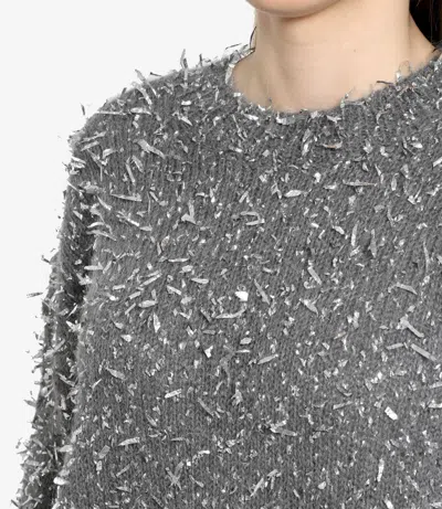 Msgm Sweaters Grey In Gray