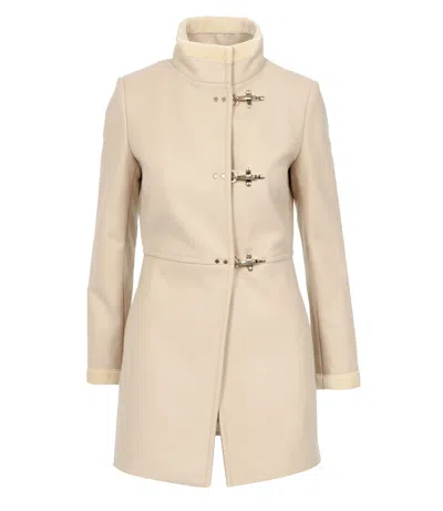 Fay Virginia 3 Hooks Coats In Neutral