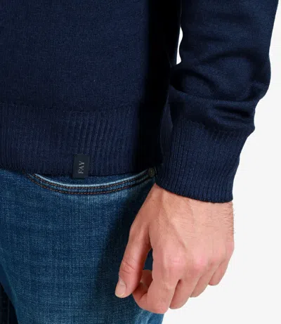 Fay Cozy And Stylish Sweaters In Blue