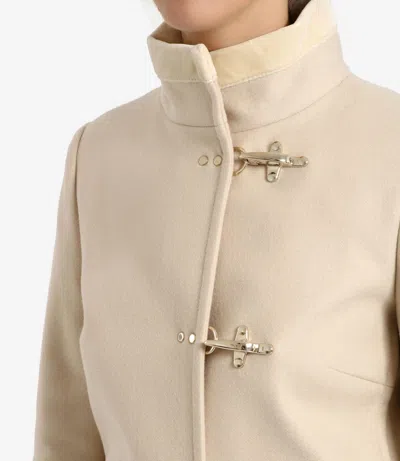 Fay Virginia 3 Hooks Coats In Neutral