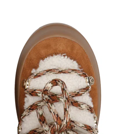 Moon Boot Luna Low Shearling And Suede Snow Boots