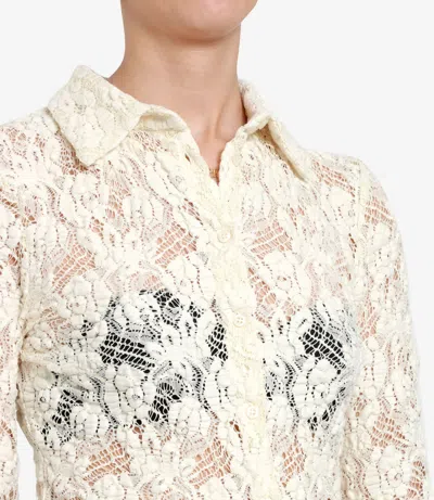 Msgm Shirts Cream In Neutral