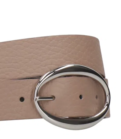 Orciani Belts Beige In Brown