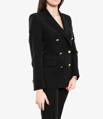 Tagliatore Dresses Black In Black