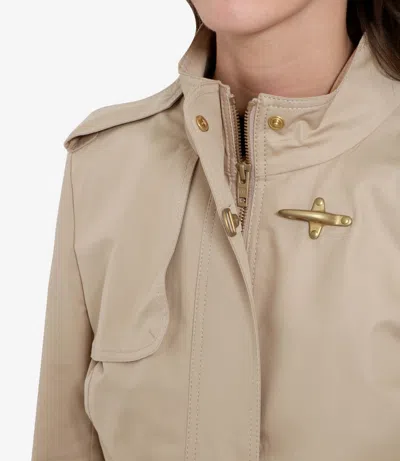 Fay Coats Beige In Neutral
