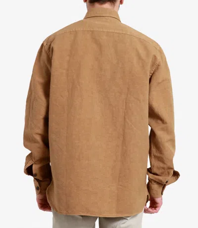 Fay Shirts Camel In Brown