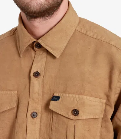 Fay Shirts Camel In Brown