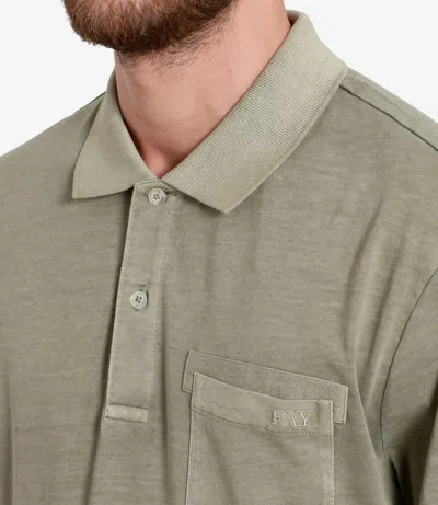 Fay T Shirts And Polos Green In Green