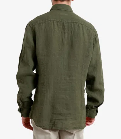Fay Military Green Shirt In Green