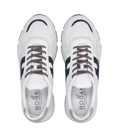 Hogan Hyperlight Laced H Punched Sneakers In Multi