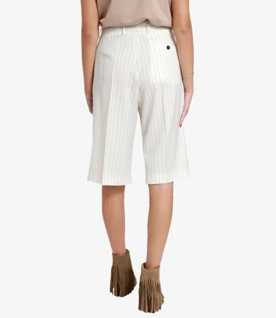 Msgm Shorts White In White