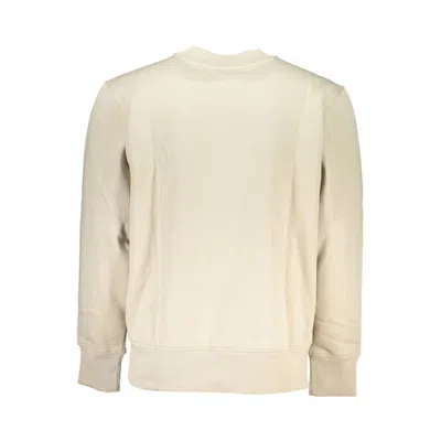 Calvin Klein Beige Cotton Sweater In Neutral