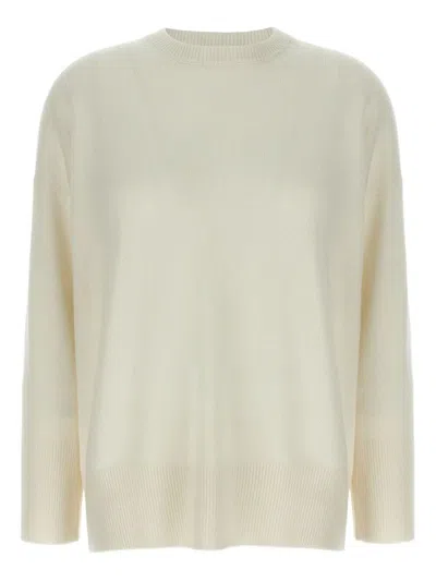 Brunello Cucinelli Cashmere Knit With Shiny Detail Clothing In Neutral