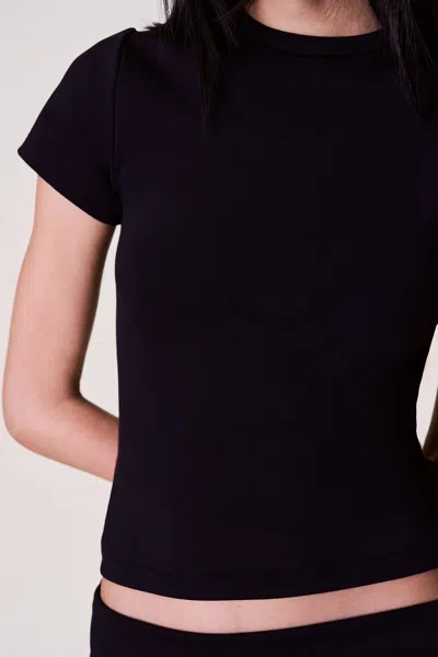 Danielle Guizio Ny Body Tee In Black