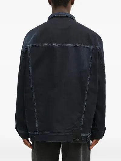 032c Goya Washed Denim Jacket In Blue