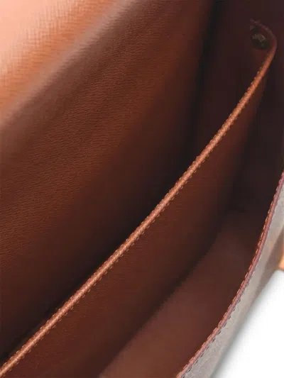 Pre-owned Louis Vuitton 1995 Monogram Cartesier Shoulder Bag In Brown