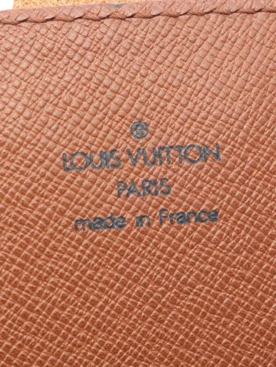 Pre-owned Louis Vuitton 1995 Monogram Cartesier Shoulder Bag In Brown