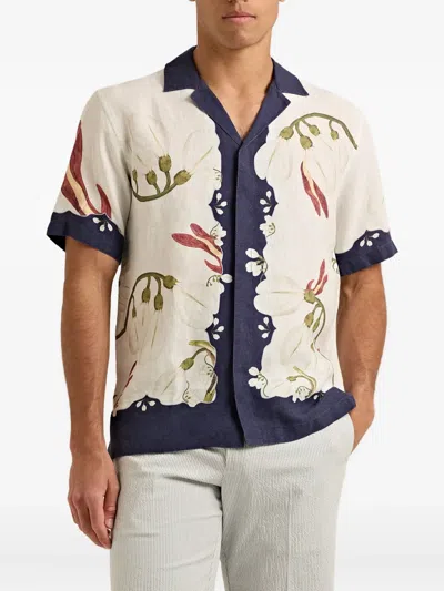 Orlebar Brown Striped Tailored Shorts In Multi