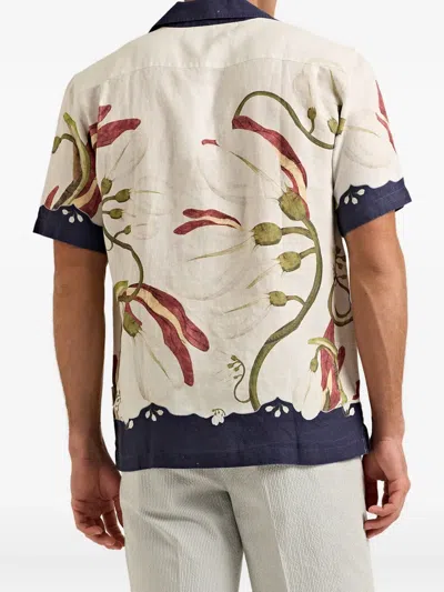 Orlebar Brown Striped Tailored Shorts In Multi