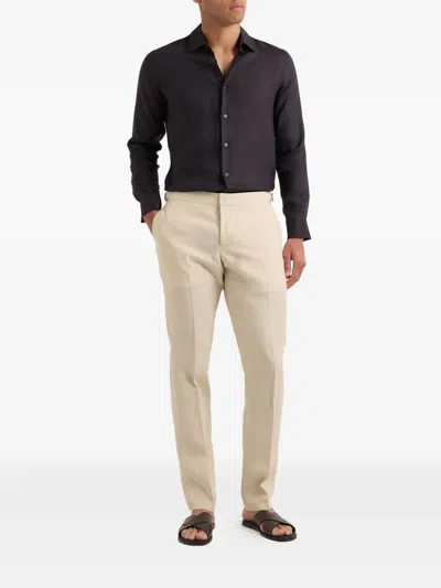 Orlebar Brown Griffon Tailored Trousers In Neutral