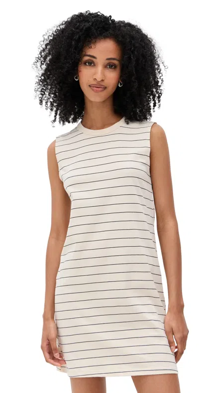 Leset Margo Stripe Sleeveless Mini Dress In Multi