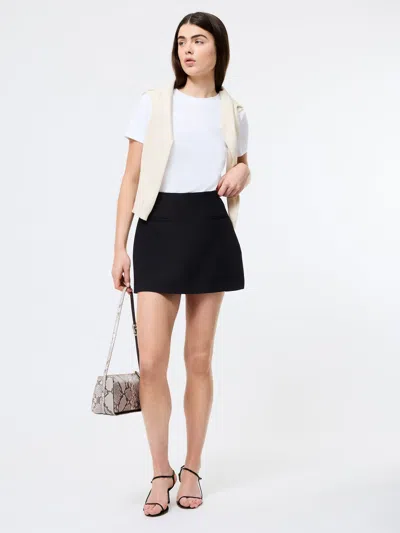 French Connection Azra Twill Welt Pocket Mini Skirt  Skirts In Black