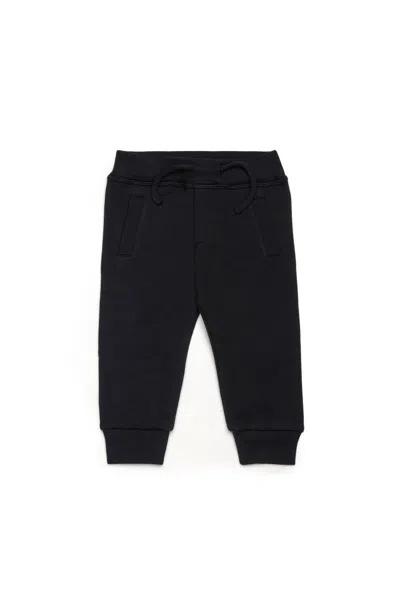 Dsquared2 Fleece Jogger Pants With Icon Logo In Black