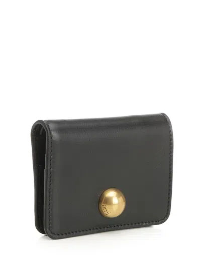 Ami Alexandre Mattiussi -sl713 Cuir Liss Wallets Black