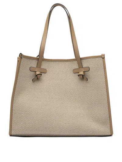 Gianni Chiarini Double Handle Shoulder Bags In Neutral