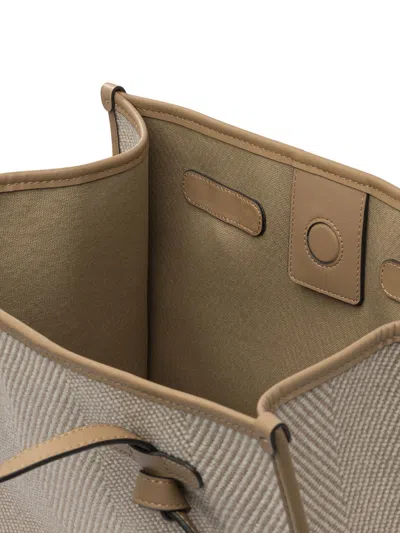 Gianni Chiarini Double Handle Shoulder Bags In Neutral