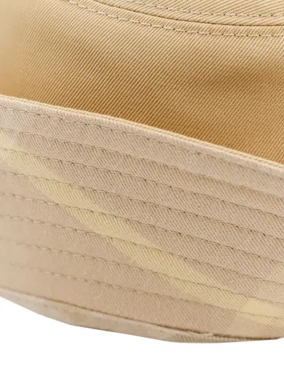 Burberry Beige Polyester Blend Bucket Hat