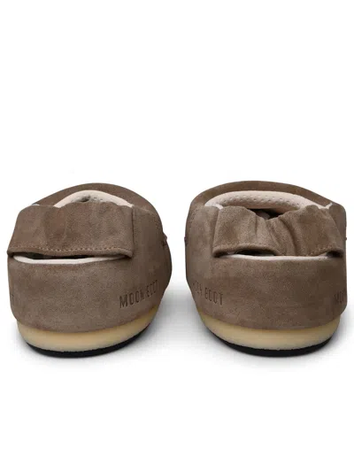 Moon Boot Beige Suede Evolution Slippers
