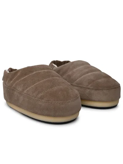 Moon Boot Beige Suede Evolution Slippers