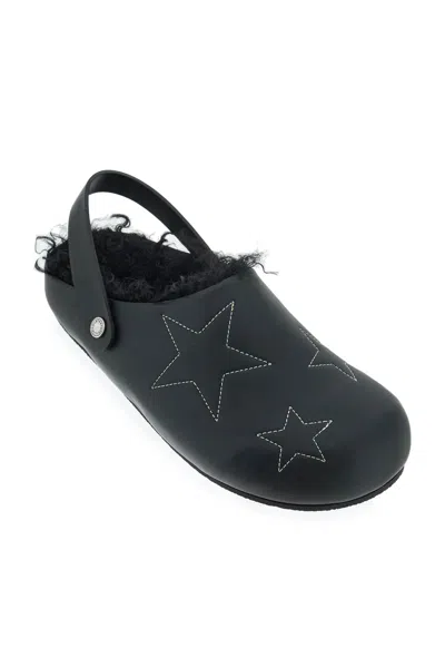 Stella Mccartney Black Alter Mat Elyse Slippers